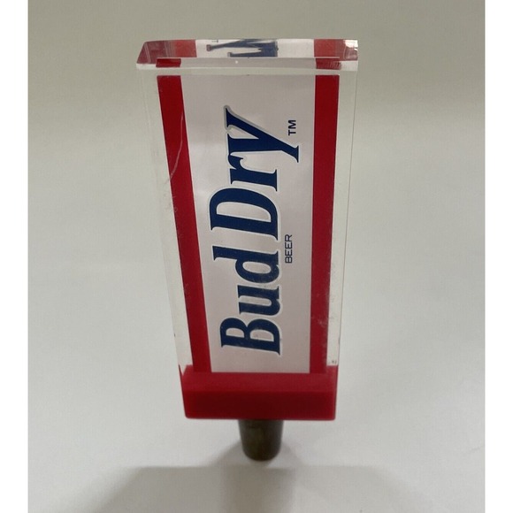 Bud Dry Acrylic Beer Tap Handle Keg Topper 6" - Picture 3 of 10